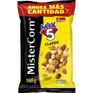 Cóctel Frutos Secos Mix 5 Classic Grefusa Mister Corn