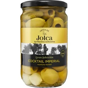 Cóctel Imperial de Aceitunas Gordal y Encurtidos  Artes de Jolca 360 G