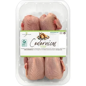 Codornices Enteras Frescas 4 Unidades Peso Aproximado Urgasa