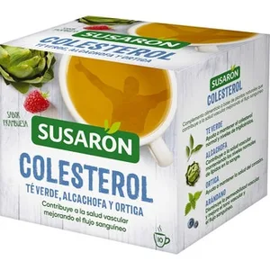 Colesterol Infusión de Té Verde, Alcachofa y Ortiga Sabor Frambuesa  Susaron 10.06 Unidad