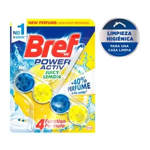 Bref Colgador WC Power Active Limón Bref 50 G.