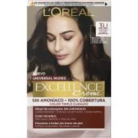 Coloración 3u Castaño Oscuro Excellence Creme, Caja 1 Ud