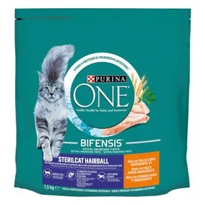 Comida Gato Adulto Esterilizados + Hairball 1,5 Kg