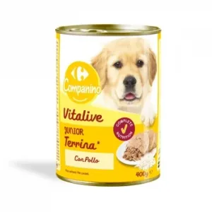 Comida Húmeda con Pollo para Perro Junior Companino 400 G.
