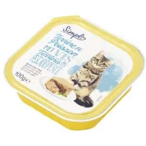 Comida Húmeda de Pescado para Gato Adulto Simpl 100 G.