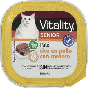 Comida Húmeda Gato Rico en Pollo Sénior 100 Gr