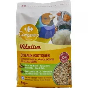 Comida para Pájaros Exóticos Carrefour 1 Kg.