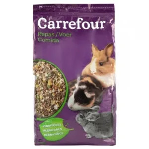 Comida para Roedores Herbívoros Carrefour 3kg.