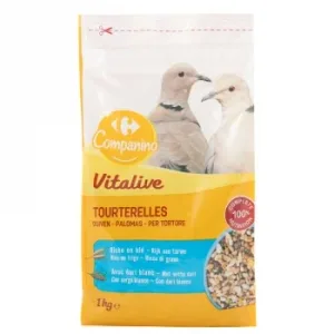Comida para Tórtolas Carrefour 1kg.