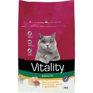 Comida Seca Gato Rico en Pollo y Buey 7 Kg