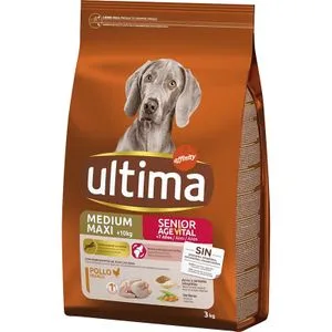 Comida Seca Perros Ultima Senior 3 Kg