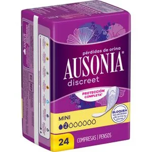 Compresa Incontinencia Discreet Mini 24 u