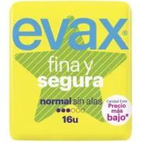 Compresa sin Alas Evax F&s, Paquete 16 Unid.