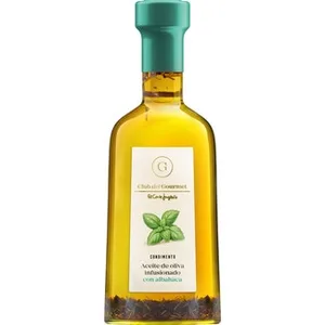 Condimento de Aceite de Oliva Infusionado con Albahaca  Club del Gourmet 250 ML