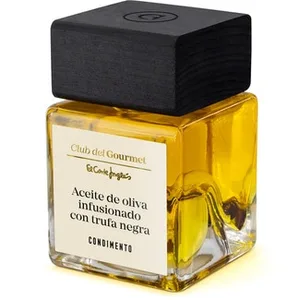 Condimento de Aceite de Oliva Virgen Extra Infusionado con Trufa Negra  Club del Gourmet 100 ML
