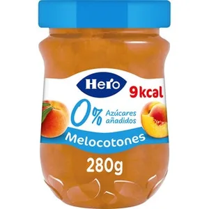 Confitura de Melocotones 0% Azúcares Añadidos  Hero 280 G