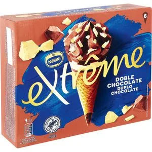 Cono Extreme Doble Chocolate  Pack  6 444 Gr
