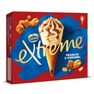 Cono Helado Peanut Caramel Extreme 6 Ud.