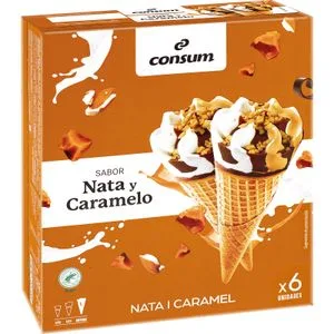Cono Nata Caramelo 6 Unidades 408 Gr