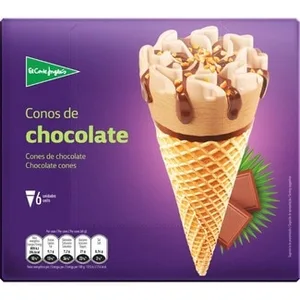Conos de Helado Sabor Chocolate 6 Unidades el Corte Ingles