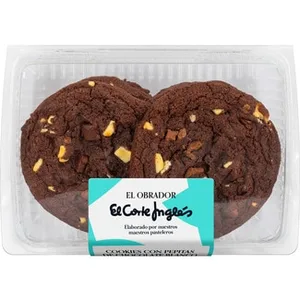 Cookies con Pepitas de Chocolate Blanco el Obrador el Corte Ingles 300 G