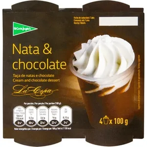 Copa de Chocolate y Nata Pack 4 el Corte Ingles 100 G