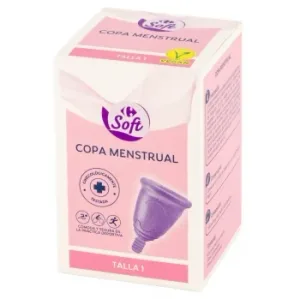Copa Menstrual Talla 1 Protección Duradera Carrefour Soft 1 Ud.