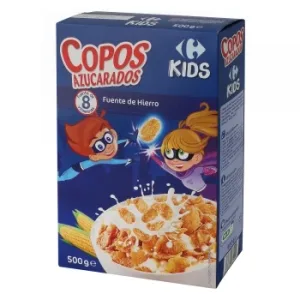 Copos de Maíz Azucarados Carrefour Kids 500 G.