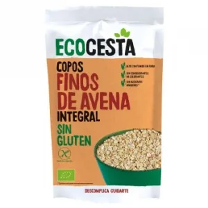 Copos Suaves de Avena Integral Ecológico Ecocesta sin Gluten 500 G.