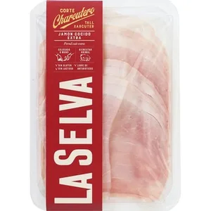 Corte Charcutero Jamón Cocido Extra en Lonchas sin Gluten sin Lactosa la Selva