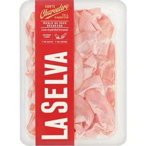 Corte Charcutero Muslo de Pavo Braseado en Lonchas sin Gluten sin Lactosa la Selva
