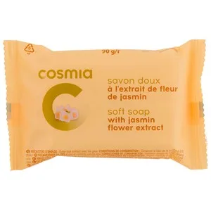 Cosmia Pastilla de Jabón de Tocador con Extracto de Flor de Jazmín 90 G.