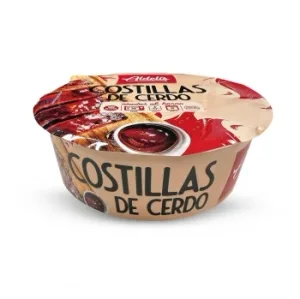 Costillas de Cerdo Asadas Sabor Barbacoa Aldelis 500 G Aprox