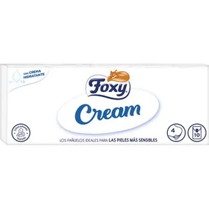 Cream Pañuelos con Crema Hidratante 4 Capas Foxy