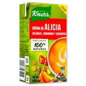 Crema Alicia Knorr Calabaza - Zanahoria - Guisantes