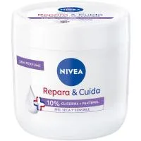 Crema Corporal 10% Glicerina Nivea Repara&cuida, Tarro 400 Ml