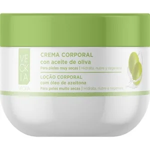 Crema Corporal con Aceite de Oliva para Pieles Muy Secas Hidrata Nutre y Regenera Veckia