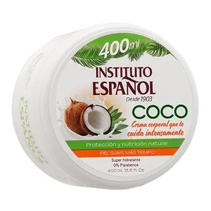 Instituto Español Crema Corporal Super Hidratante con Leche de Coco Instituto Español 400 Ml.