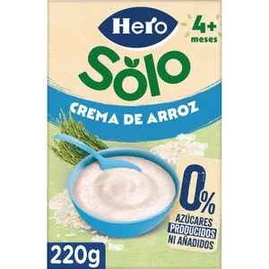 Crema de Arroz sin Gluten y sin Azúcar 220 Gr