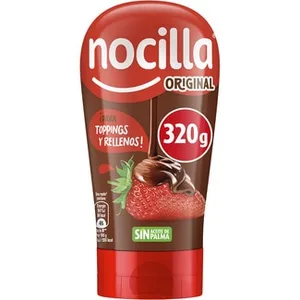 Crema de Cacao y Avellanas Bocabajo sin Aceite de Palma  Nocilla 320 G