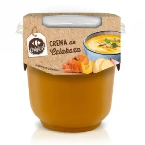 Crema de Calabaza Carrefour Original 350 Ml.