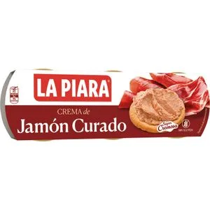 Crema de Jamón Curado Pack 3 3 X 75 Gr
