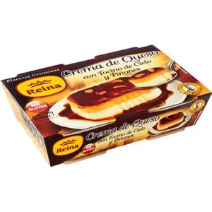 Crema de Queso con Tocino de Cielo y Piñones sin Gluten Pack 2 Reina