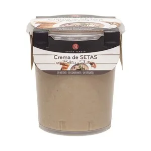 Santa Teresa Crema de Setas con Boletus y Shirake, Lista para Calentar y Comer. 400 G