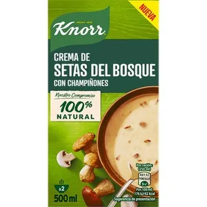 Crema de Setas del Bosque con Champiñones  Knorr 500 ML