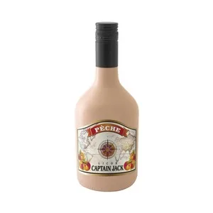 Captain Jack Crema de Whisky con un Toque de Melocotón Captain Jack Botella de 70 Cl. 700 ML