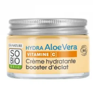 Crema Facial Hydra Aloe Vera Vitamina C Ecológico Sobio 50 Ml.