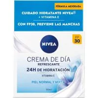 Crema Hidratante Normal-mixta 50 Nivea Visage, Tarro 50 Ml