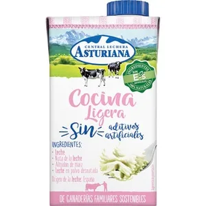 Crema Ligera Especial para Cocinar  Asturiana 500 ML