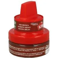Crema Marrón Medio para Calzado Kiwi, Tarro Aplicador 1 Ud